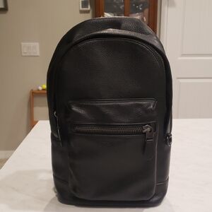 Coach Black Leather Men's Sling Bag